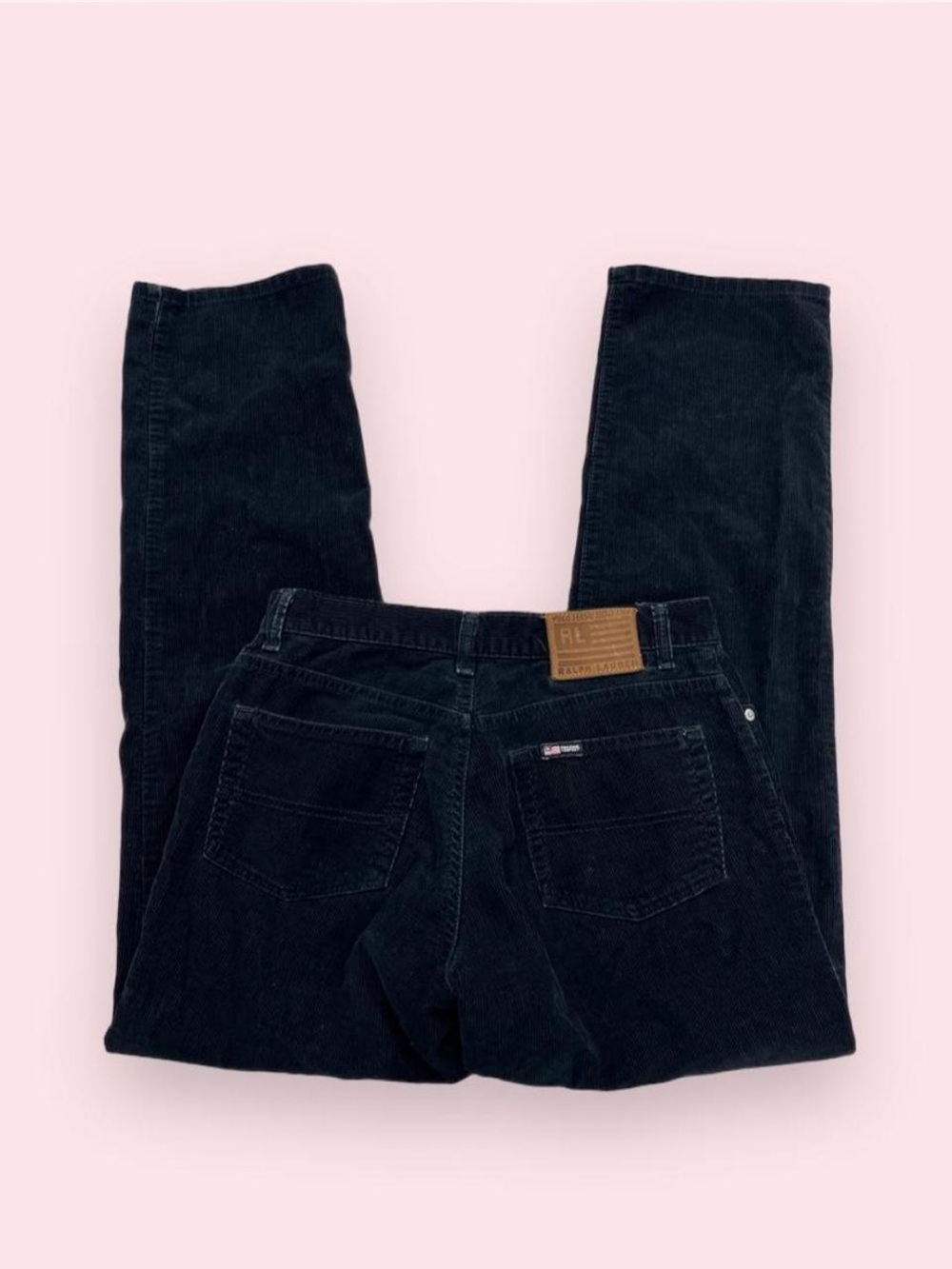 Vintage Ralph Lauren Navy Classic Corduroy Straight Leg Jeans